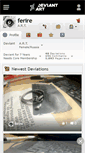 Mobile Screenshot of ferire.deviantart.com