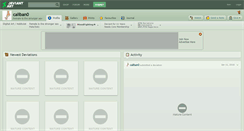 Desktop Screenshot of caliban0.deviantart.com