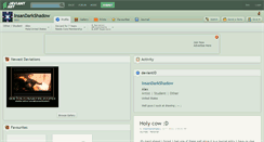 Desktop Screenshot of insandarkshadow.deviantart.com