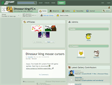 Tablet Screenshot of dinosaur-king-fc.deviantart.com