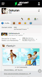 Mobile Screenshot of gokuran.deviantart.com