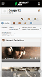 Mobile Screenshot of cougar12.deviantart.com