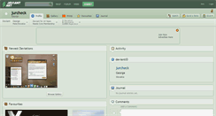 Desktop Screenshot of jurcheck.deviantart.com