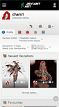 Mobile Screenshot of chars1.deviantart.com
