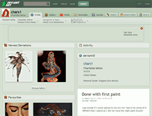 Tablet Screenshot of chars1.deviantart.com