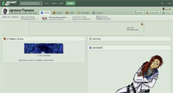 Desktop Screenshot of agrotera-thanatos.deviantart.com