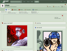 Tablet Screenshot of coluan.deviantart.com