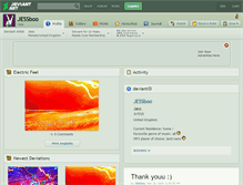 Tablet Screenshot of jessboo.deviantart.com