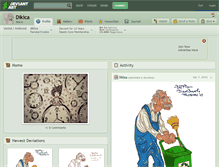 Tablet Screenshot of dikica.deviantart.com