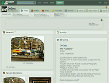 Tablet Screenshot of dezest.deviantart.com