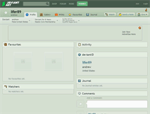 Tablet Screenshot of lifer89.deviantart.com