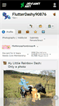 Mobile Screenshot of flutterdashy90876.deviantart.com