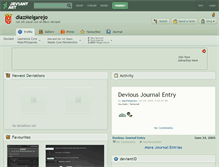 Tablet Screenshot of diazmelgarejo.deviantart.com