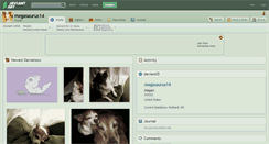 Desktop Screenshot of megasaurus14.deviantart.com