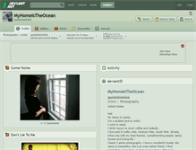 Tablet Screenshot of myhomeistheocean.deviantart.com