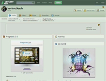 Tablet Screenshot of kevin-utkarsh.deviantart.com
