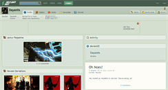 Desktop Screenshot of dayantis.deviantart.com