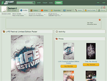 Tablet Screenshot of demen1.deviantart.com