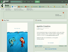 Tablet Screenshot of boute.deviantart.com