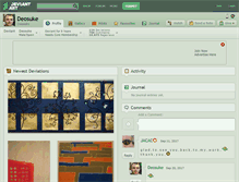 Tablet Screenshot of deosuke.deviantart.com
