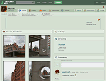 Tablet Screenshot of momex.deviantart.com
