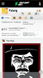 Mobile Screenshot of falang.deviantart.com