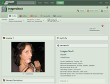 Tablet Screenshot of imagersstock.deviantart.com