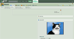 Desktop Screenshot of monycat.deviantart.com
