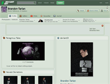 Tablet Screenshot of brandon-tarian.deviantart.com