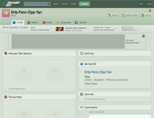 Tablet Screenshot of drip-fann-zipp-tan.deviantart.com
