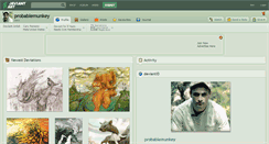 Desktop Screenshot of probablemunkey.deviantart.com