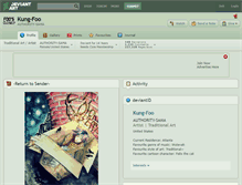 Tablet Screenshot of kung-foo.deviantart.com