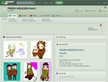 Tablet Screenshot of freddy-krueger-fan-g.deviantart.com