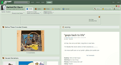 Desktop Screenshot of marked-for-dawn.deviantart.com