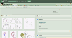 Desktop Screenshot of derekgowland.deviantart.com