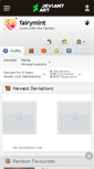Mobile Screenshot of fairymint.deviantart.com
