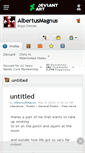 Mobile Screenshot of albertusmagnus.deviantart.com
