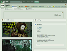 Tablet Screenshot of enuff09.deviantart.com