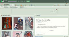 Desktop Screenshot of navedium.deviantart.com