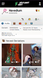 Mobile Screenshot of navedium.deviantart.com