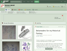 Tablet Screenshot of bensen-daniel.deviantart.com