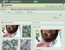 Tablet Screenshot of bartekwop.deviantart.com