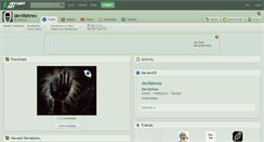 Desktop Screenshot of devilishrex.deviantart.com