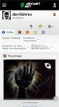 Mobile Screenshot of devilishrex.deviantart.com