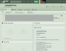 Tablet Screenshot of culdeefellrailway.deviantart.com