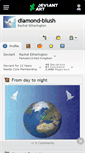Mobile Screenshot of diamond-blush.deviantart.com