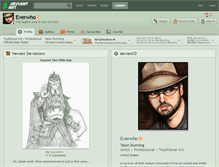 Tablet Screenshot of everwho.deviantart.com