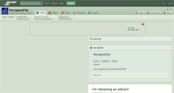 Desktop Screenshot of percipientfish.deviantart.com