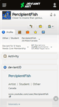 Mobile Screenshot of percipientfish.deviantart.com
