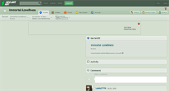 Desktop Screenshot of immortal-loneliness.deviantart.com